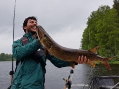 The joy of fishing is at its peak.