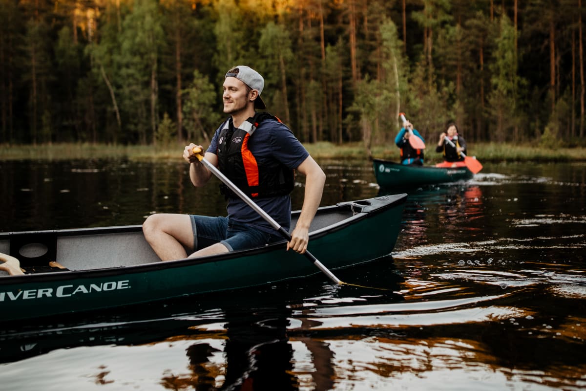 Private Nuuksio Canoe and Hike Adventure