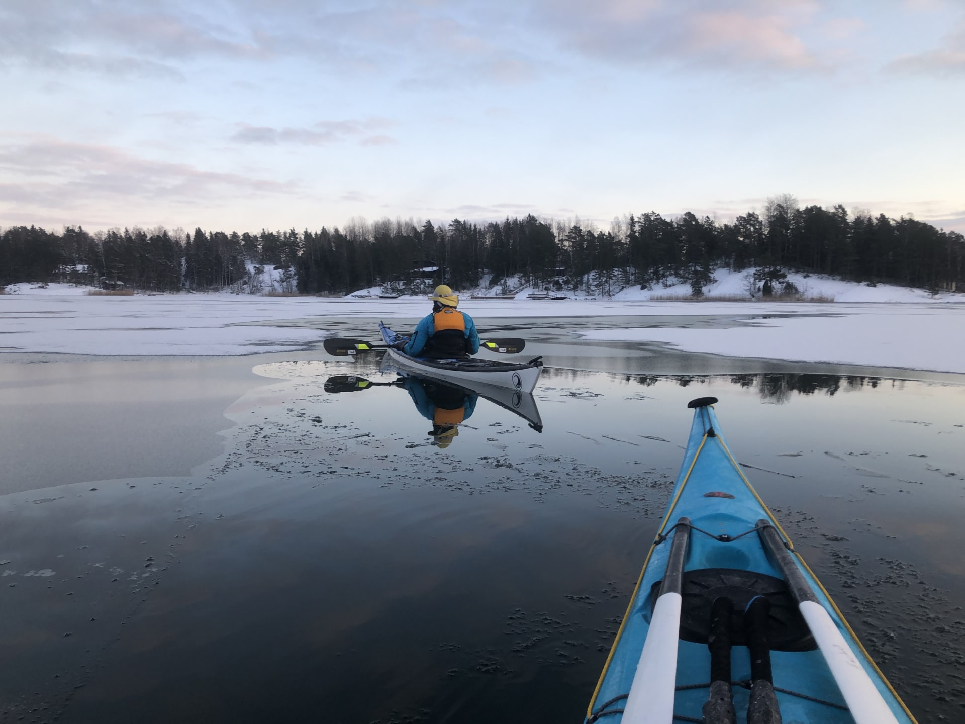Vinter paddling  Vinter paddling