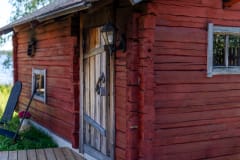 100 year old smoked sauna in Loimu Resort, Ylläs