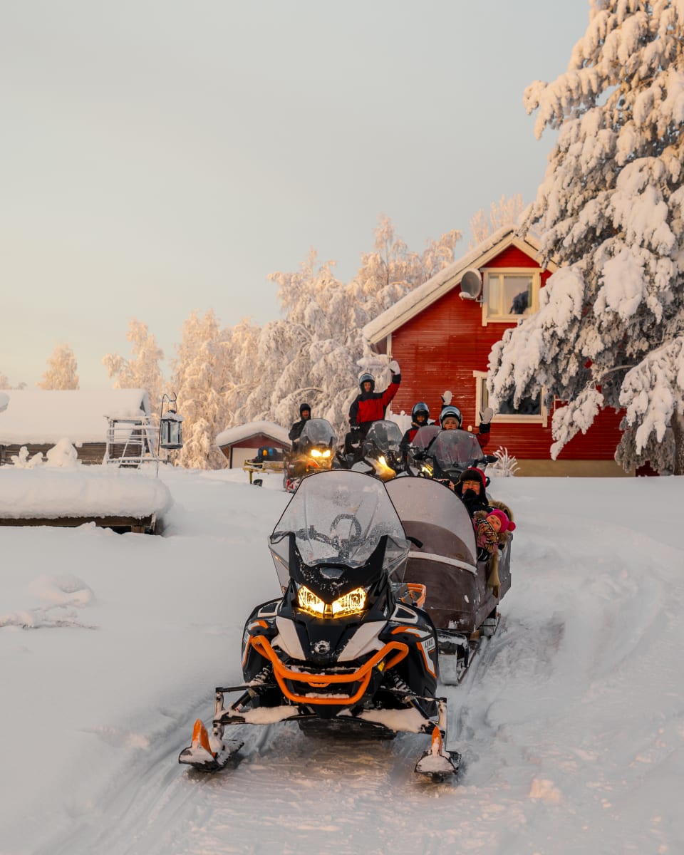 Snowmobiling Finland Snowmobile in the Arctic Nature | Visit Finland