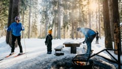 Kalevankankaan laavulla Mikkelissä.