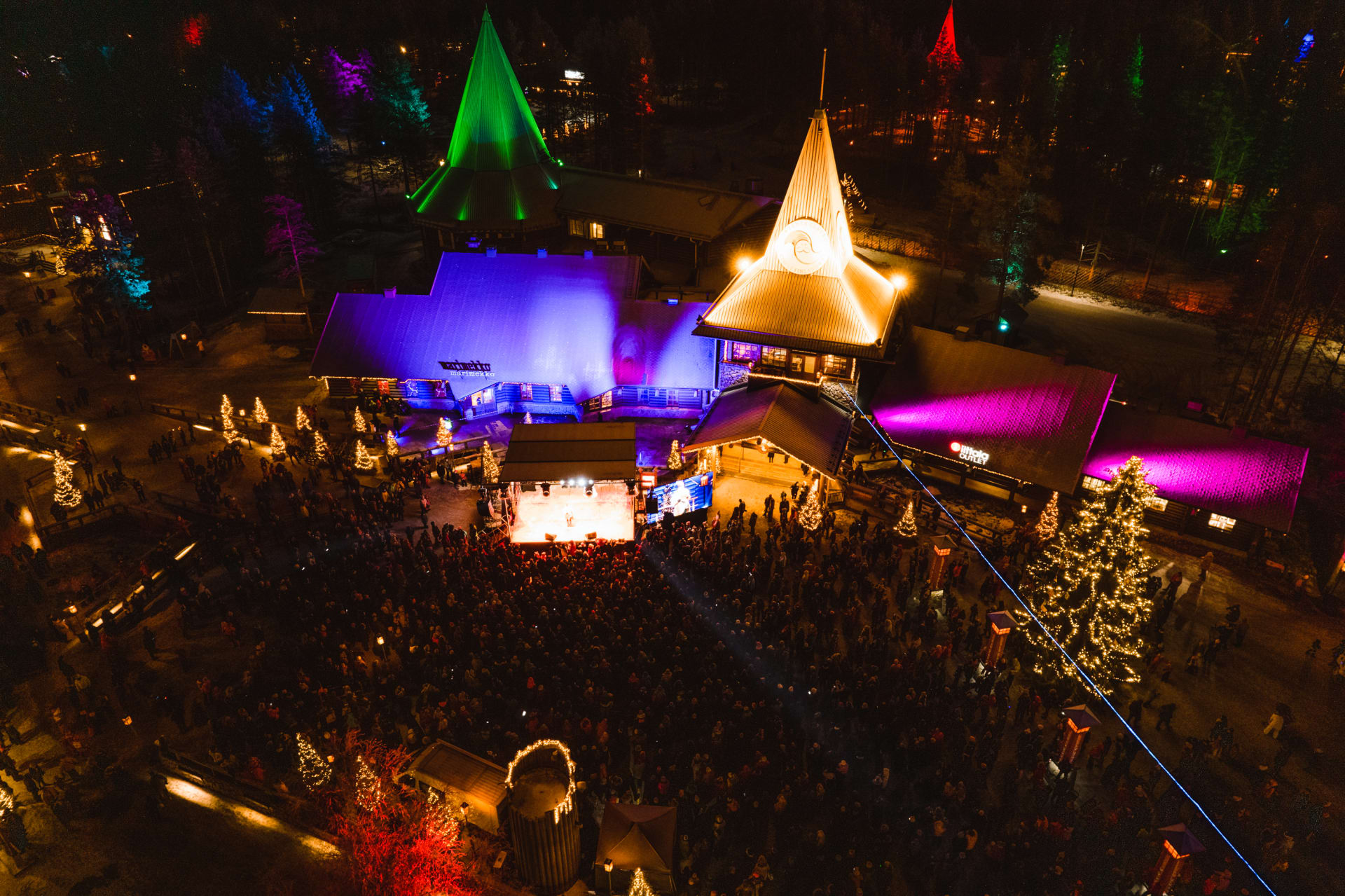 Countdown to Christmas at the Arctic Circle in Rovaniemi Lapland Finland