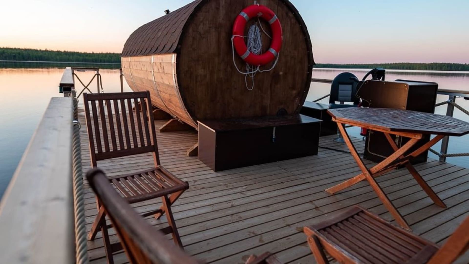 Sauna boat
