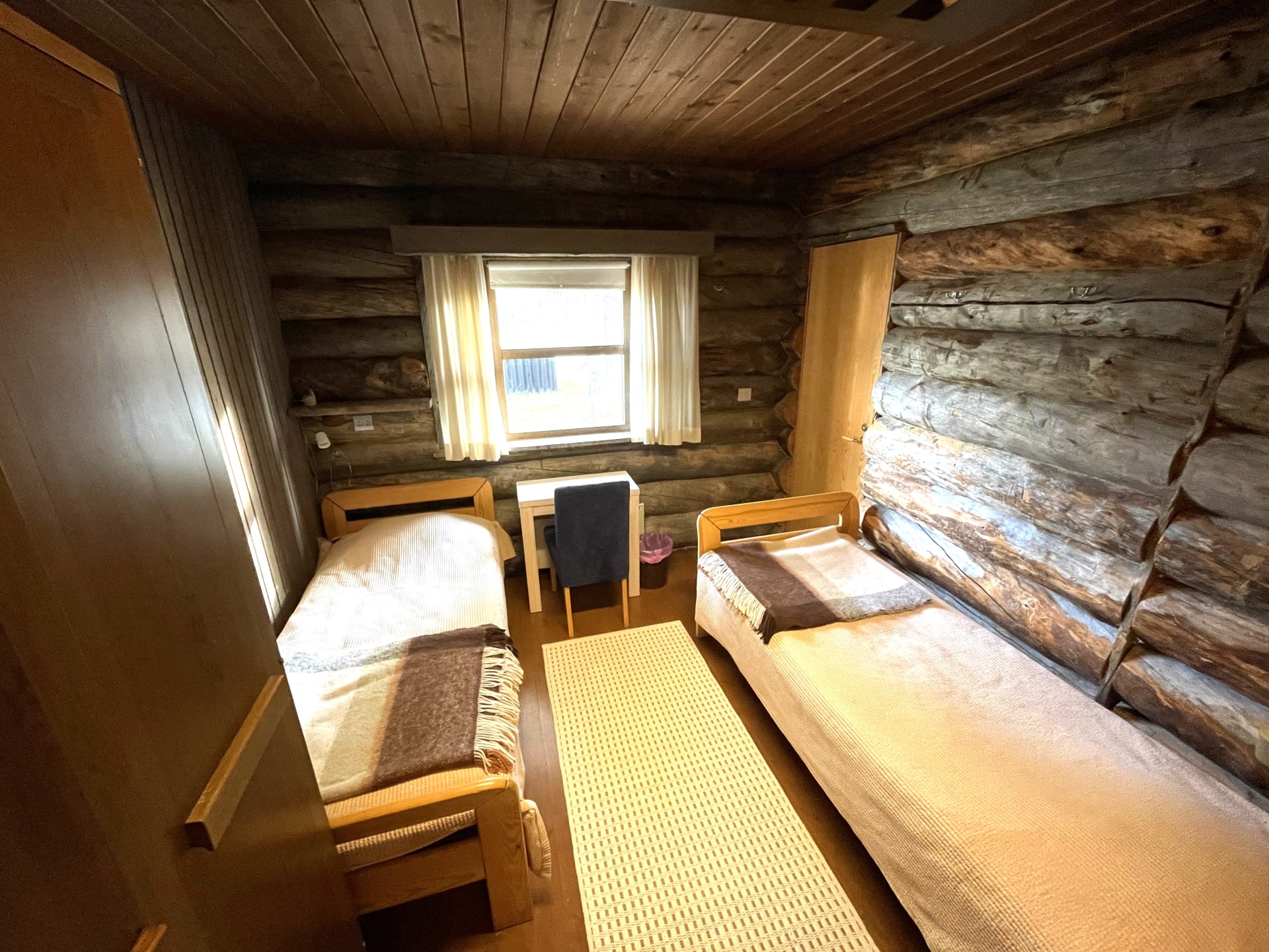 Saariselkä rental cabin bedroom