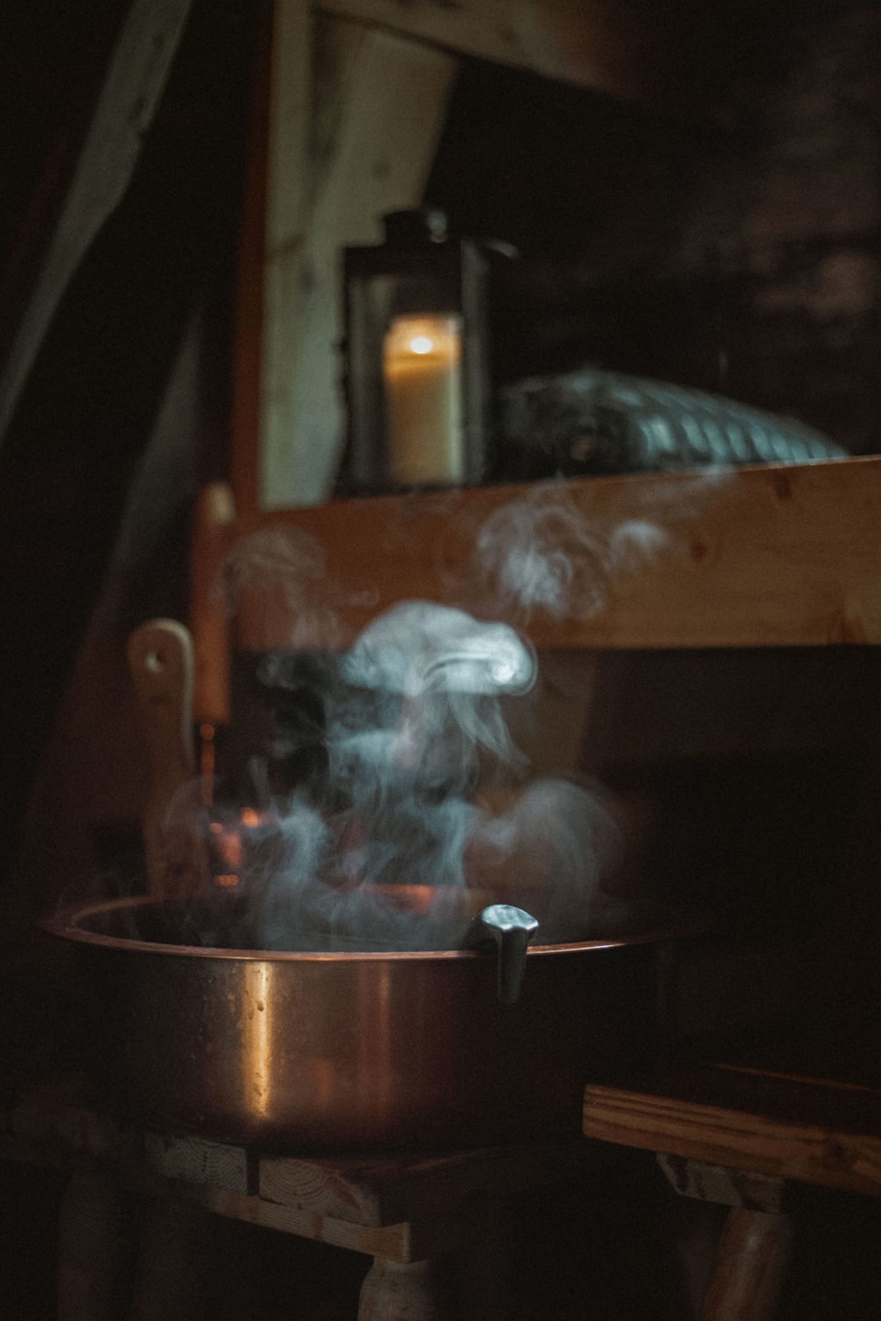 Steam in the sauna