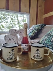 Sauna glamping accommodation Tahlo Ventures