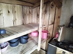 Sauna glamping accommodation Tahlo Ventures