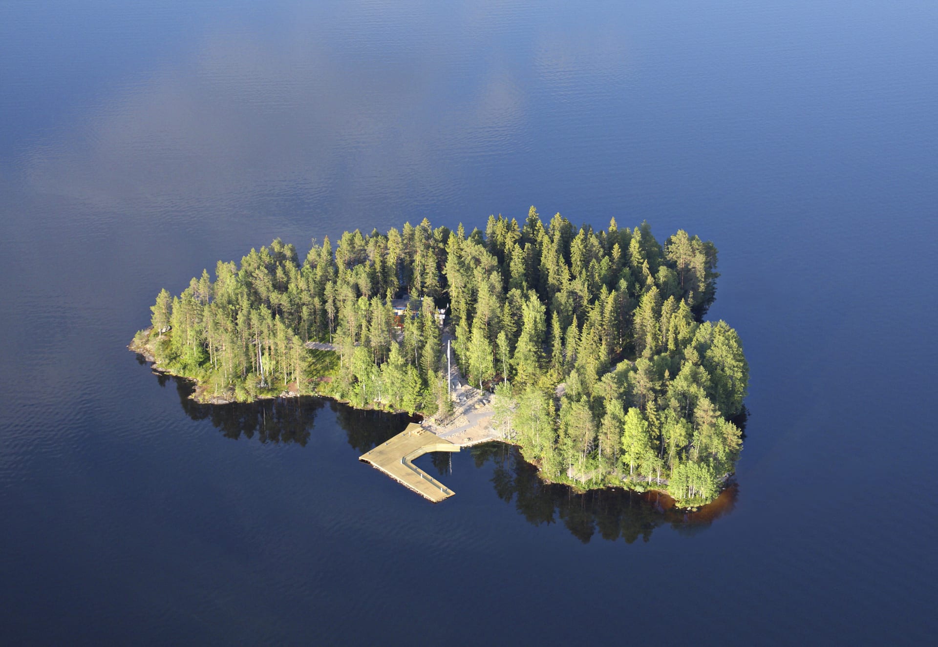 The Aateli Island in Vuokatti