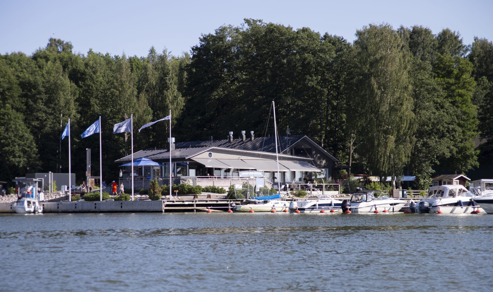 Mathildan Marina’s harbor, restaurant and hotel.