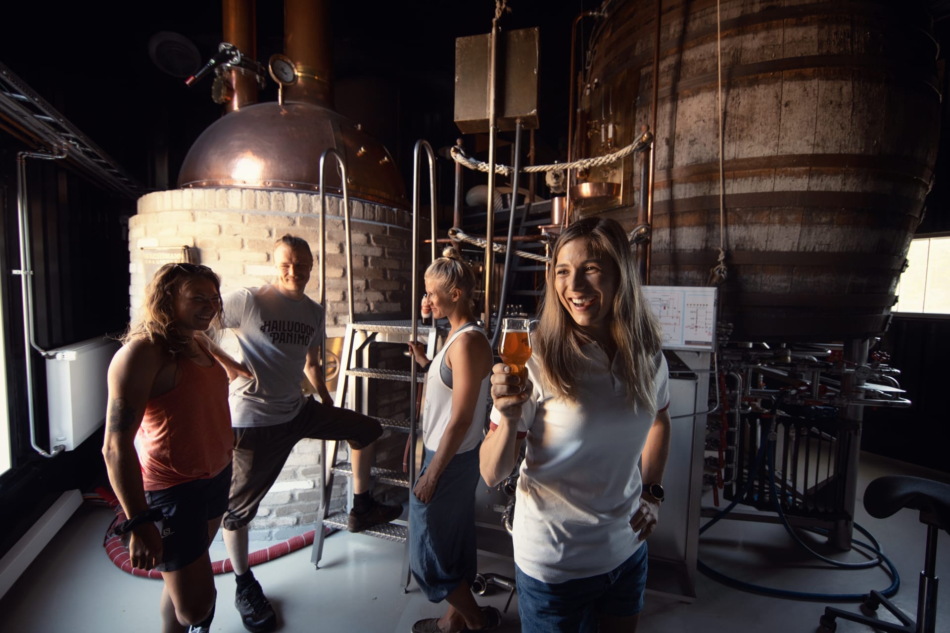 Brewery introduction and tour in the production rooms