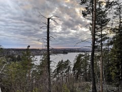 Kappolanvuori view, Hämeenlinna Finland.
