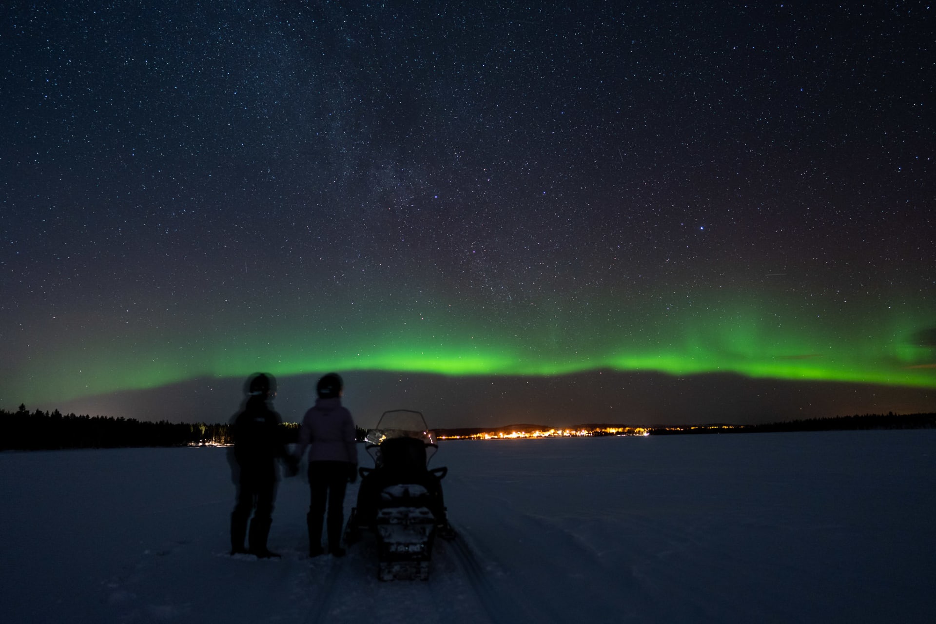 Admiring the Views on Experience Pyhä's Arctic Nights eSled Safari