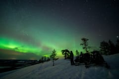 Admiring the Views on Experience Pyhä's Arctic Nights eSled Safari
