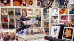 Kenkävero Shop handicraft materials / Kenkäveron myymälä käsityömateriaalit.