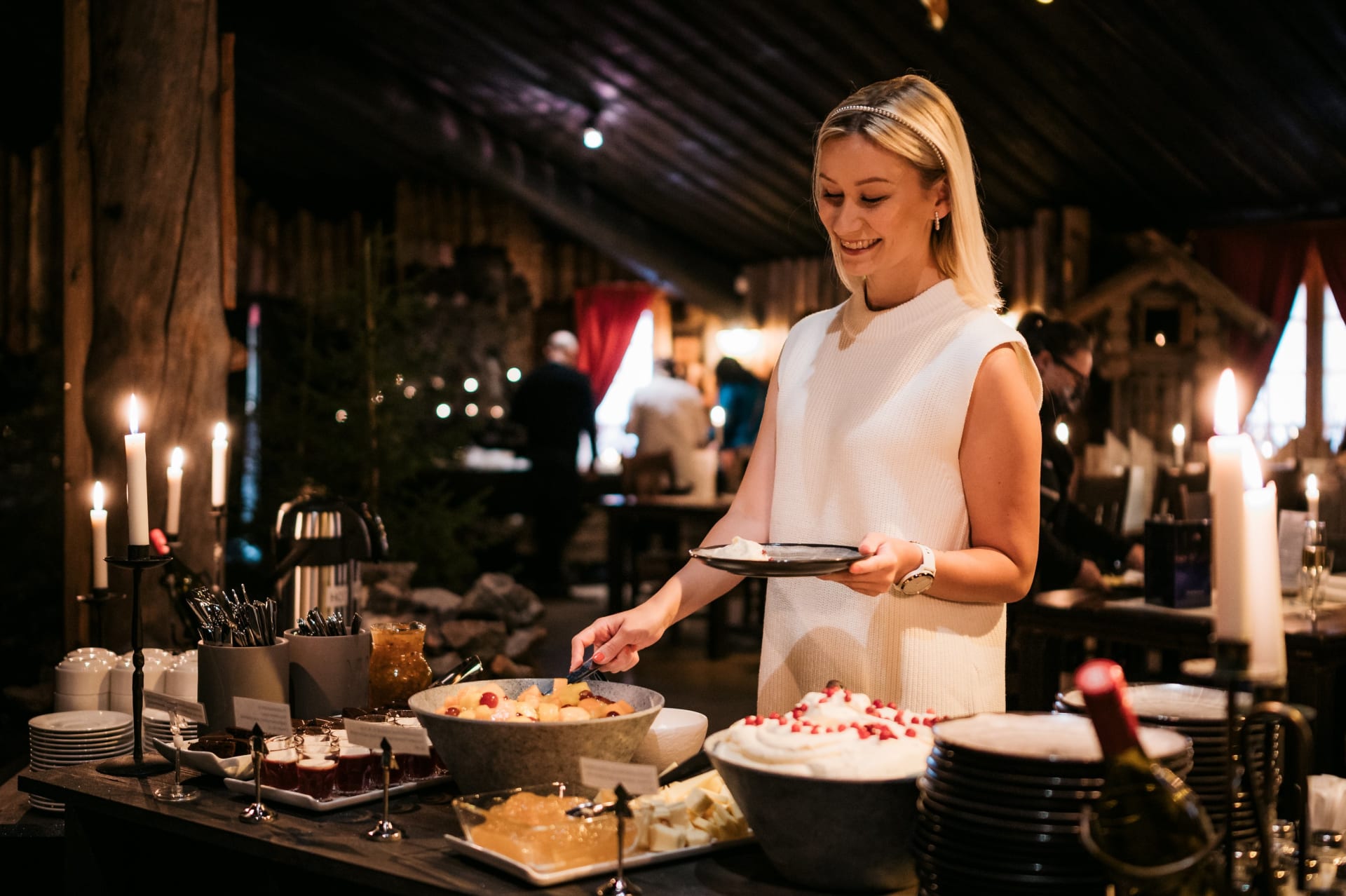 Buffet at Santamus Restaurant