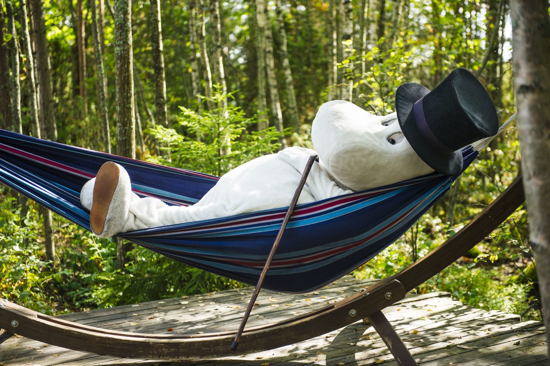 Moominpappa relaxing Moominpappa relaxing