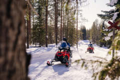 Moottorikelkkasafari Erämaahan