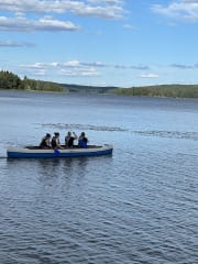Poljettava kalastus- ja retkeilykajakki vuokralle