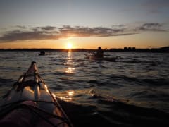 Auringonlaskun melontaretki Mustikkamaalta