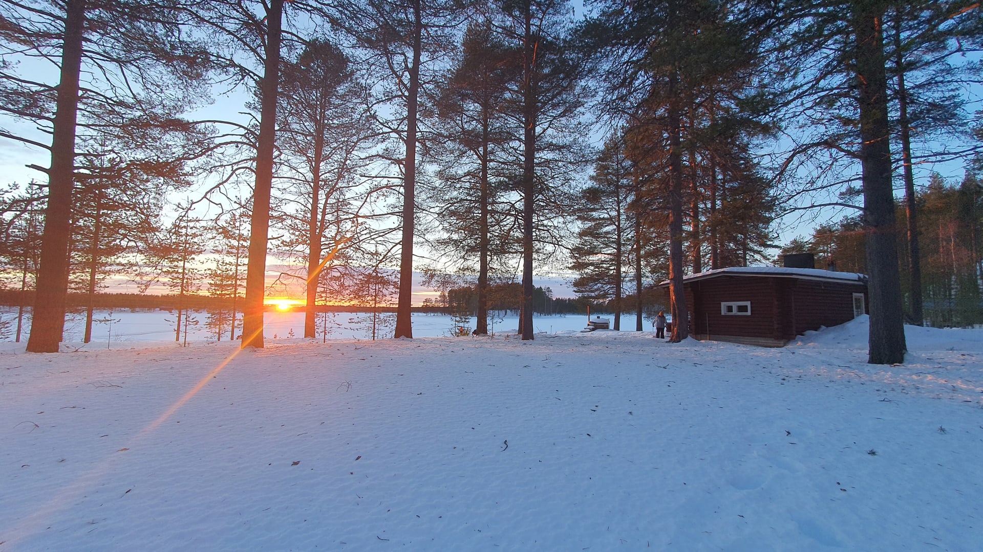 Beach and sauna