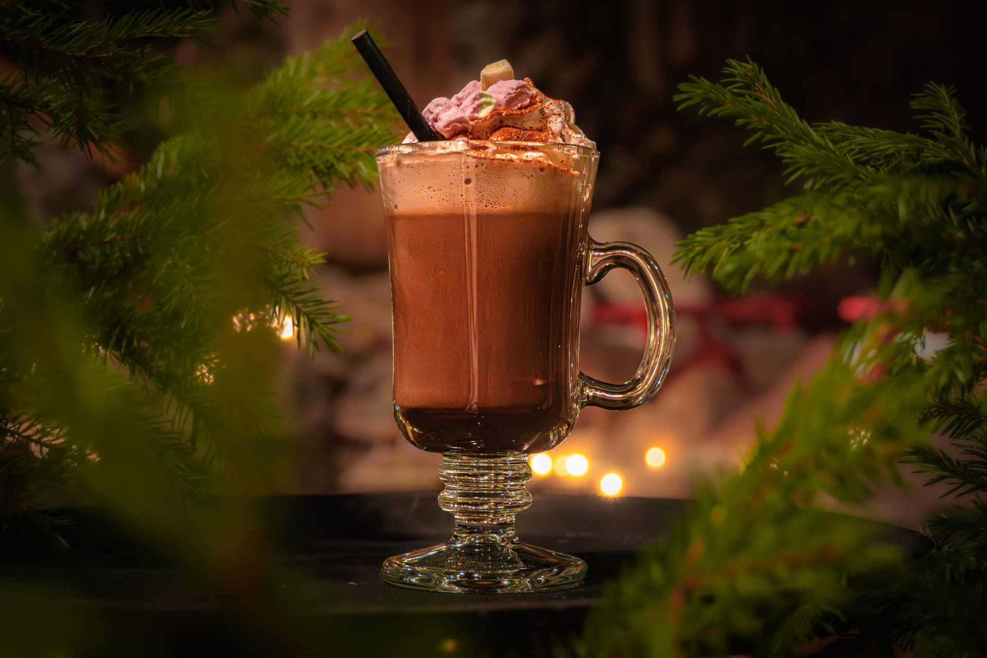Hot chocolate from Santamus Restaurant