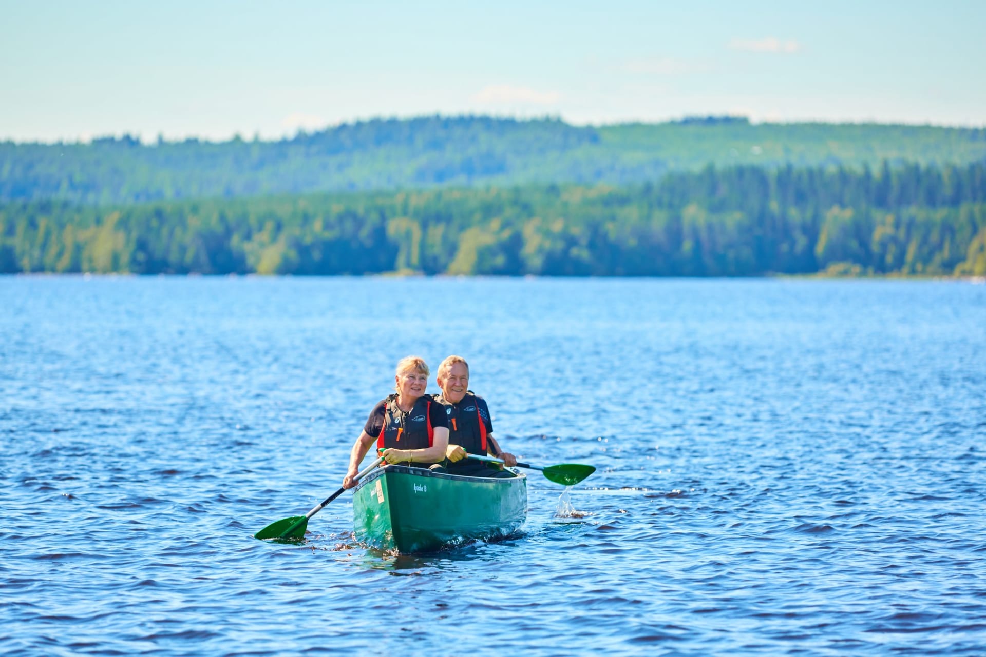 Canoeing Tour on lake Pielinen