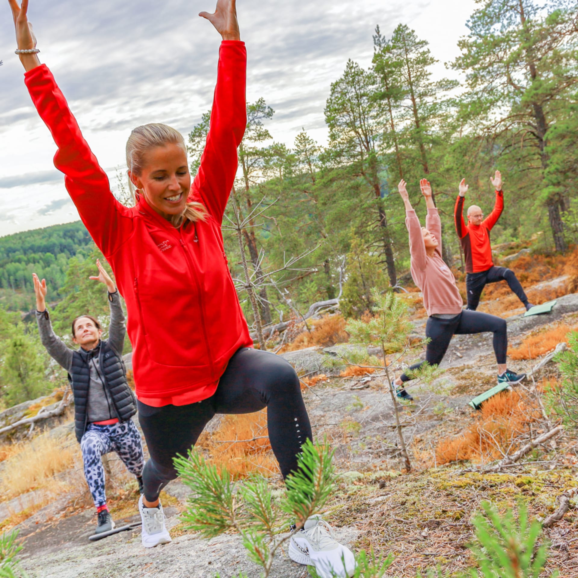 Yoga in Nuuksio & herbal tea.