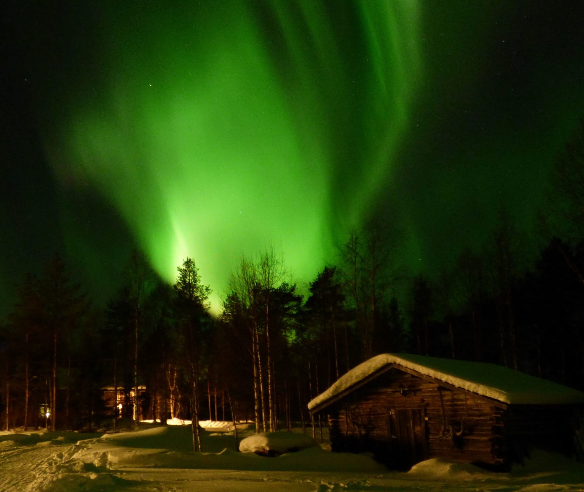 Aurora Borealis at Isokenkäisten Klubi