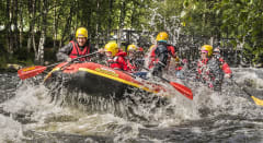 River rafting through the Oulanka National park