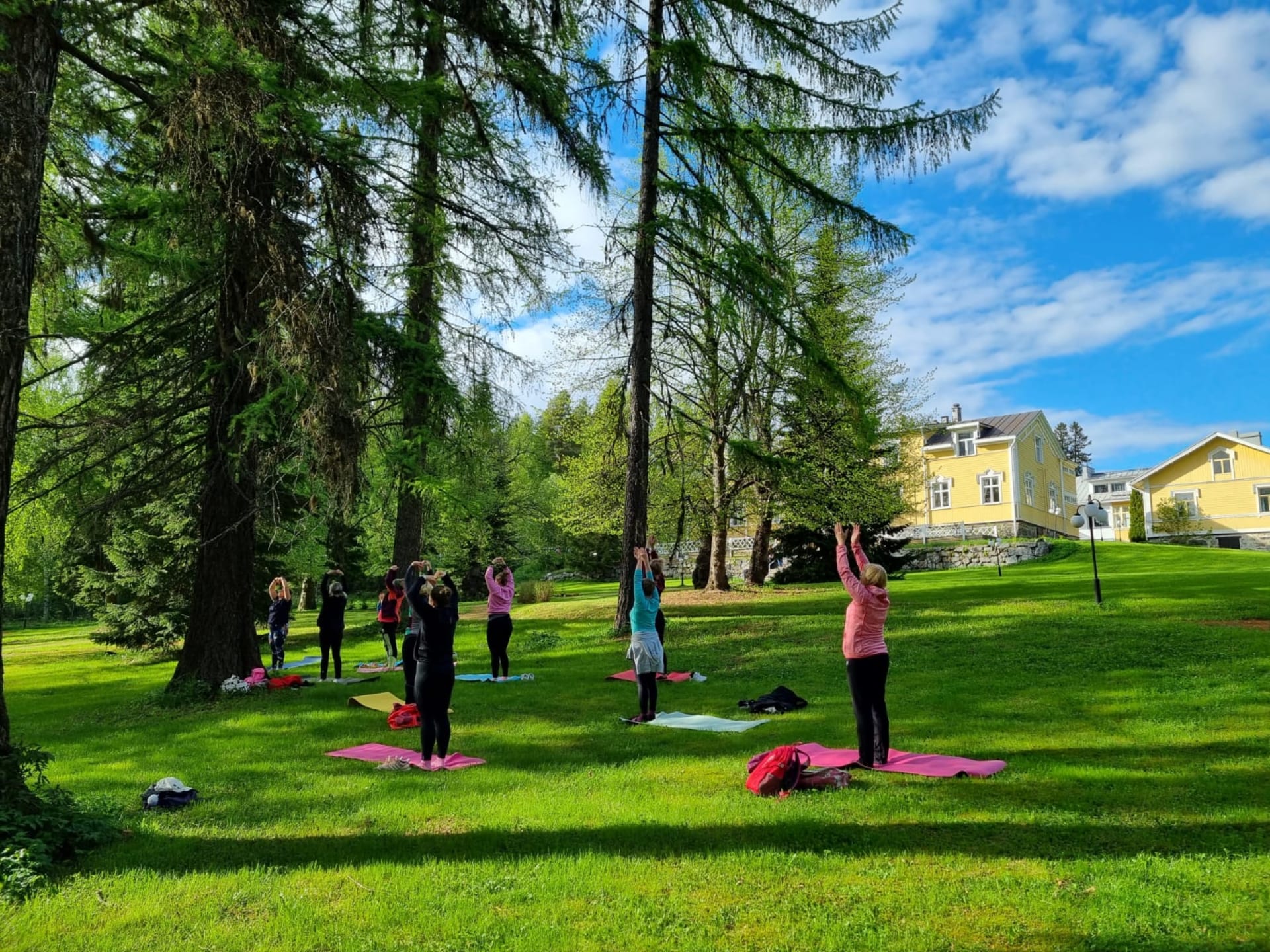 Garden joga