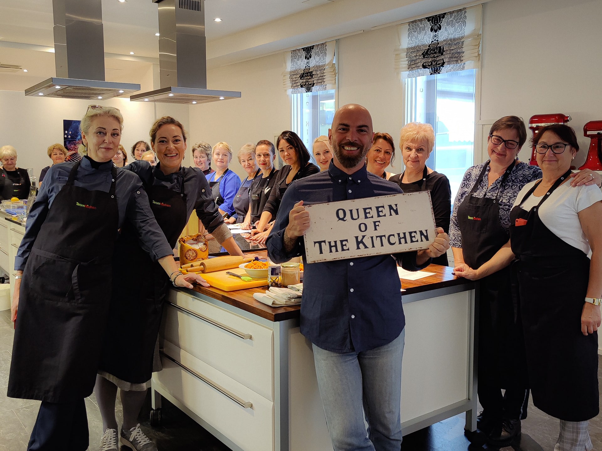 Queens of the kitchen...