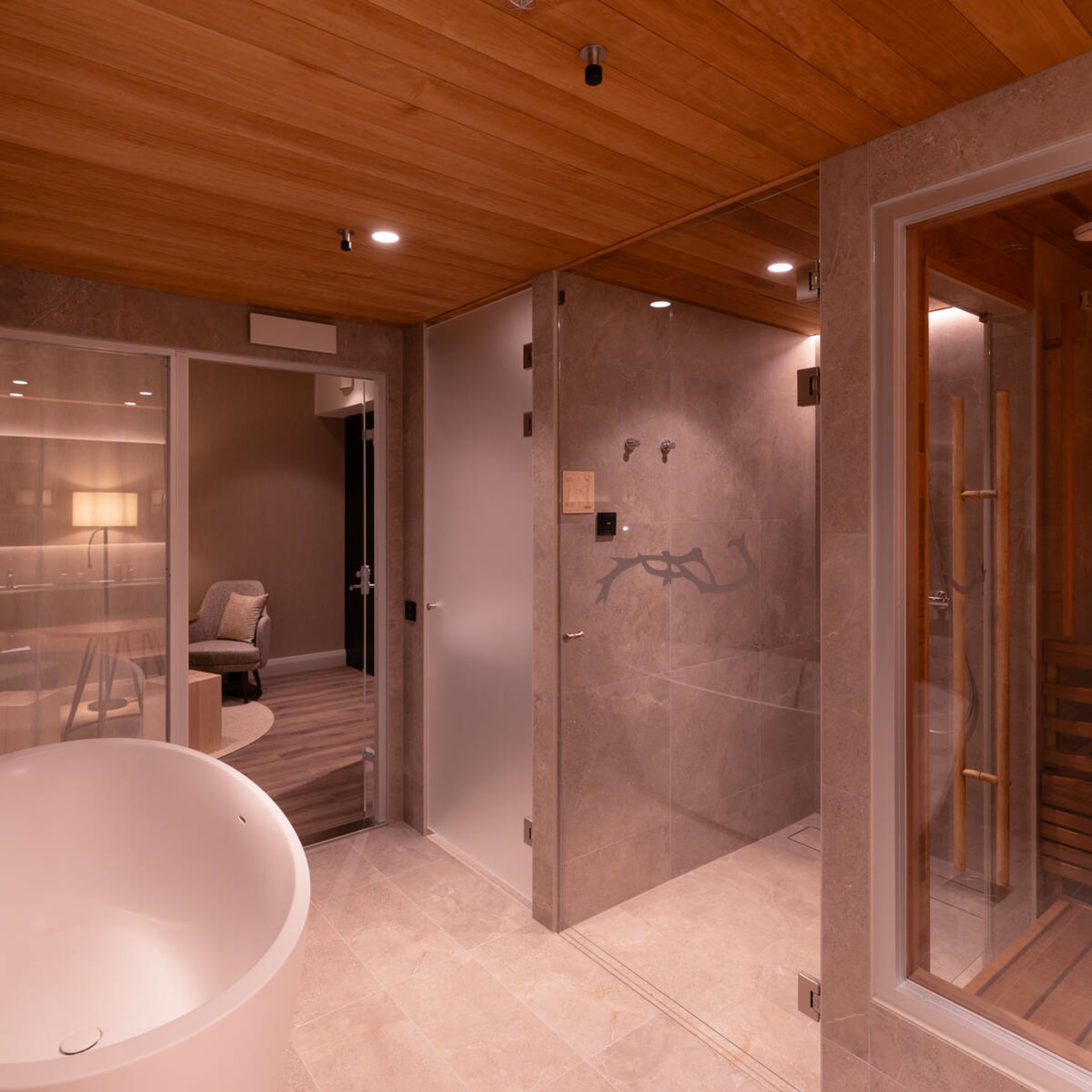 Lapland Hotels deluxe bathroom.