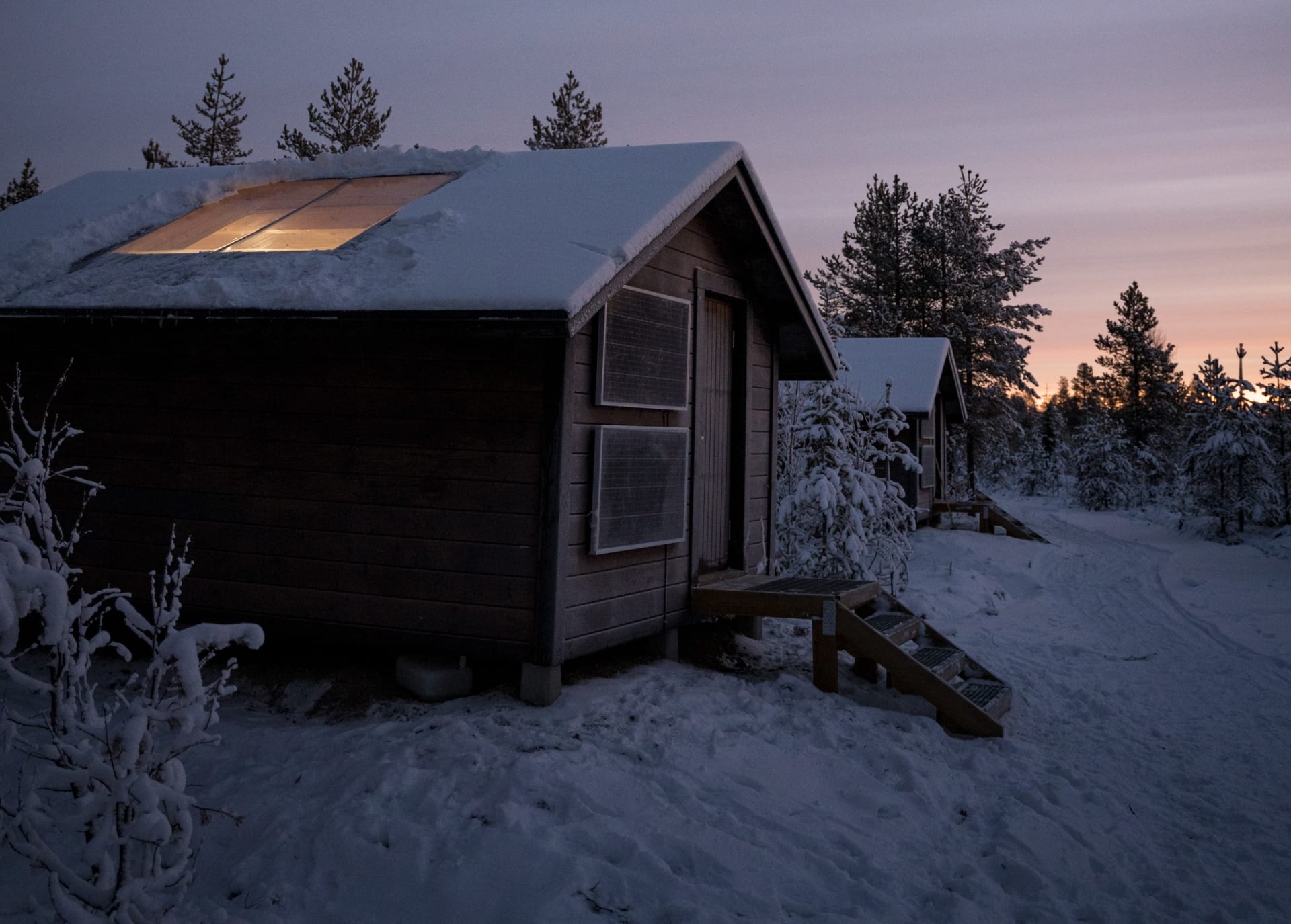 cabin closed up