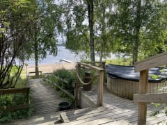 Rantasauna. Finnish lakeside sauna. Experience a traditional Finnish sauna by the lake. Perfect for relaxing, enjoying the warmth and taking a refreshing dip in the water.