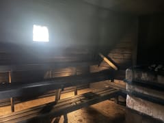 Perinteinen suomalainen savusauna- aito ja unohtumaton elämys. A traditional Finnish smoke sauna - an authentic and unforgettable experience.