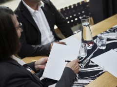 Meeting in progress at Rovaniemi Theatre