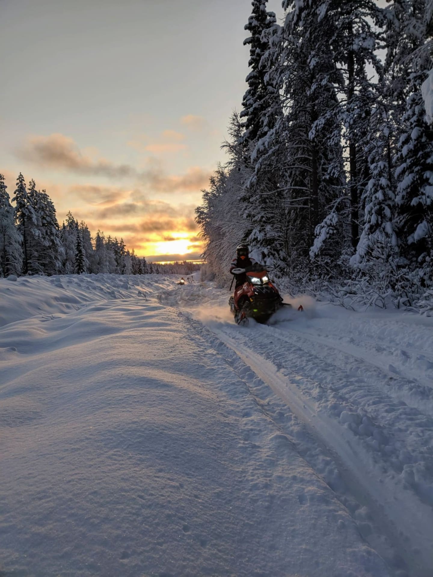 snowmobiling