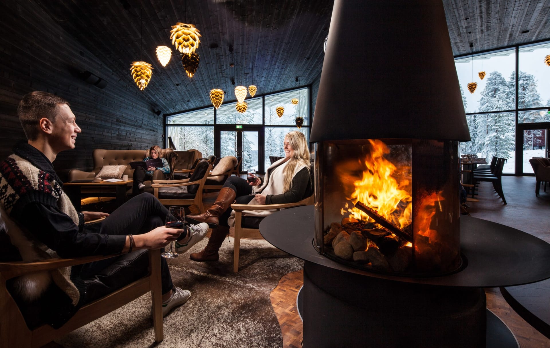 Lounge area of Rakas Restaurant