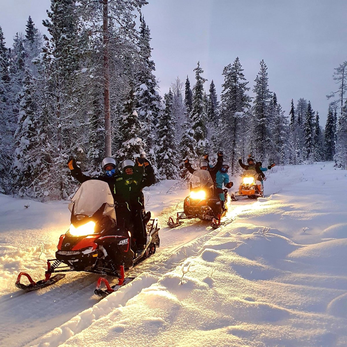 Snowmobiling Finland Snowmobile Tour to a Finnish Wilderness Hut | Visit Finland