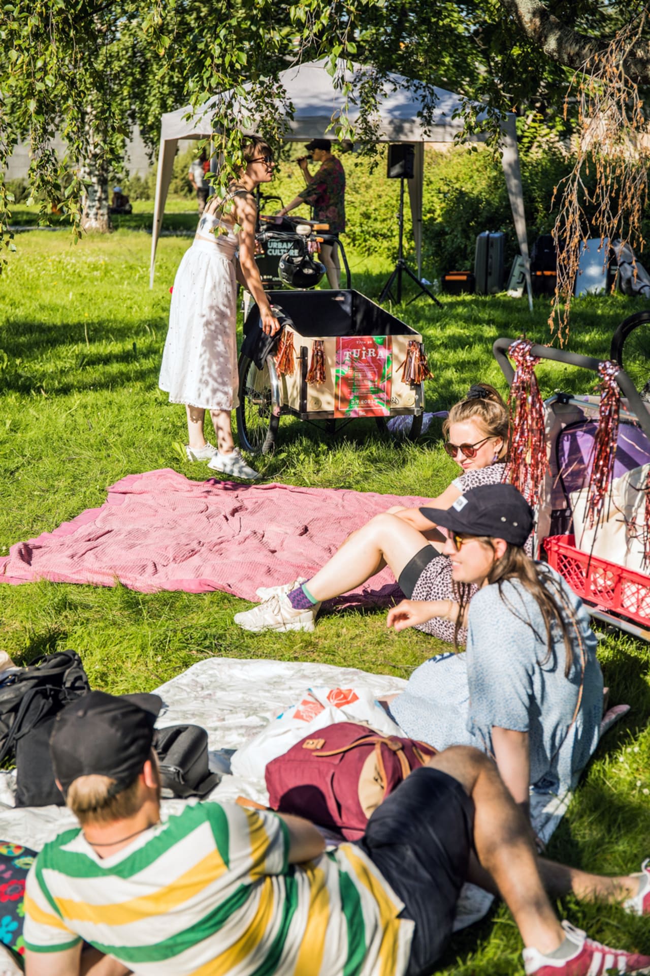 people in the park