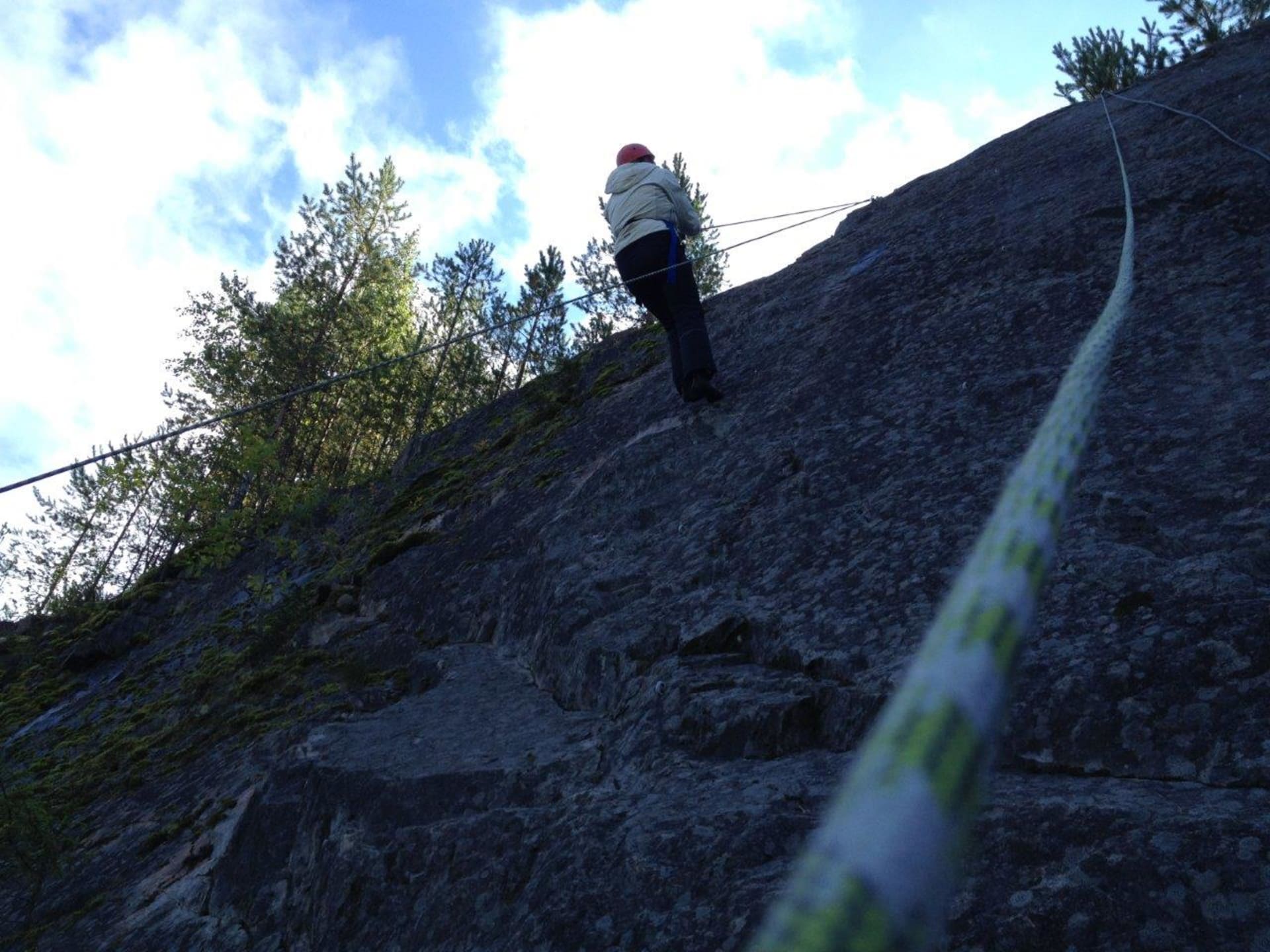 Rock climbing in Haminalahti