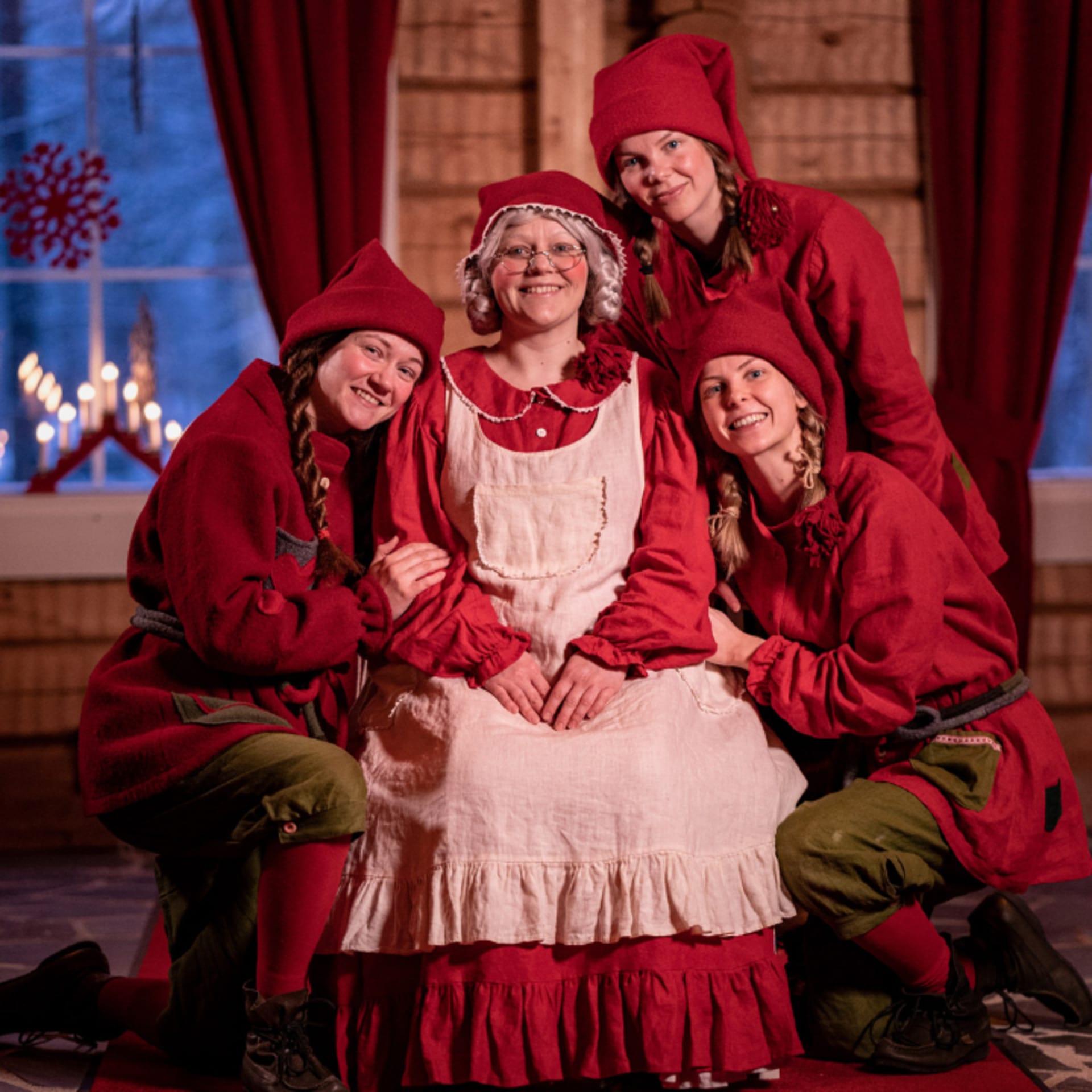 Photo with Mrs. Santa Claus 