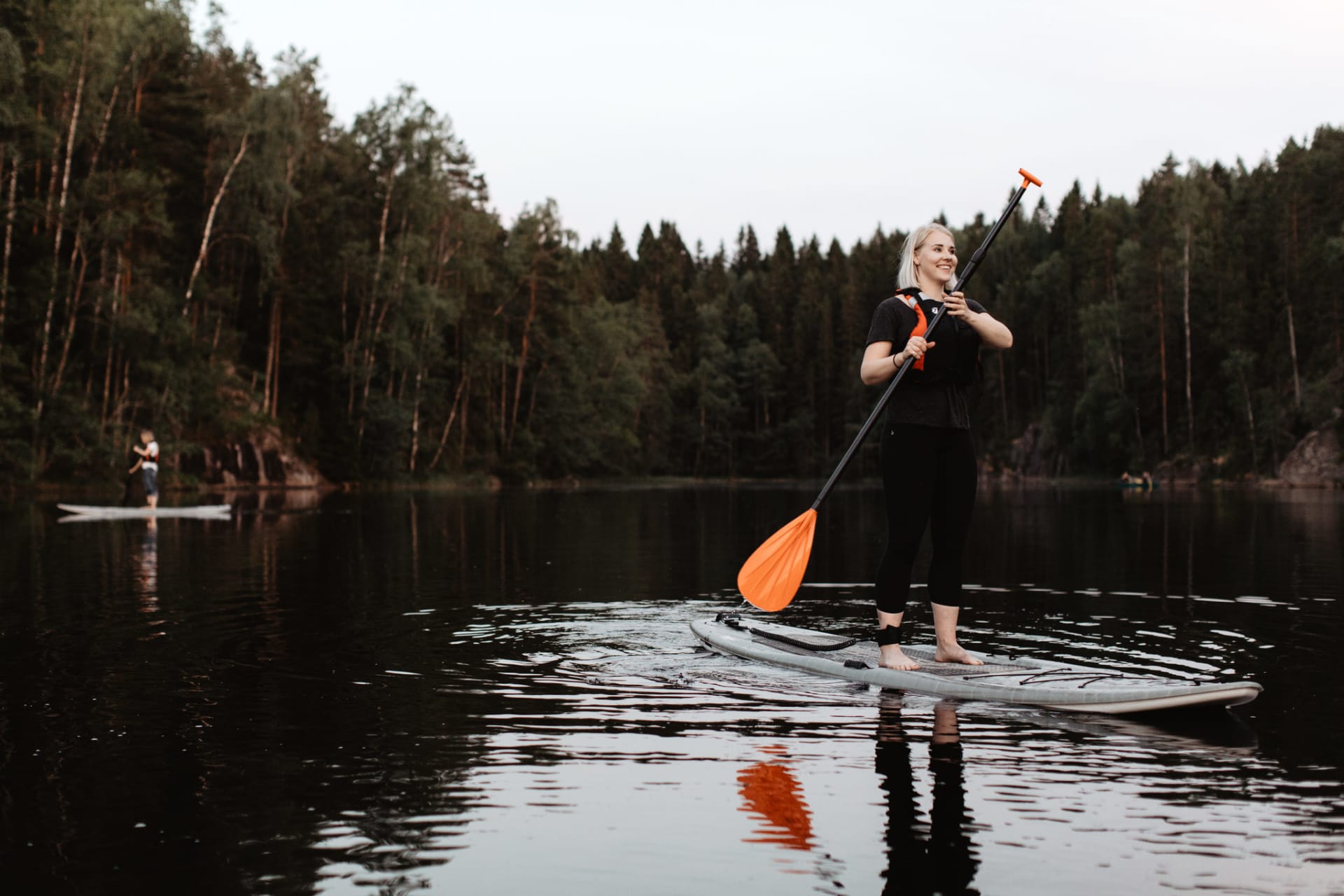 Stand Up Paddling in the Nuuksio National Park