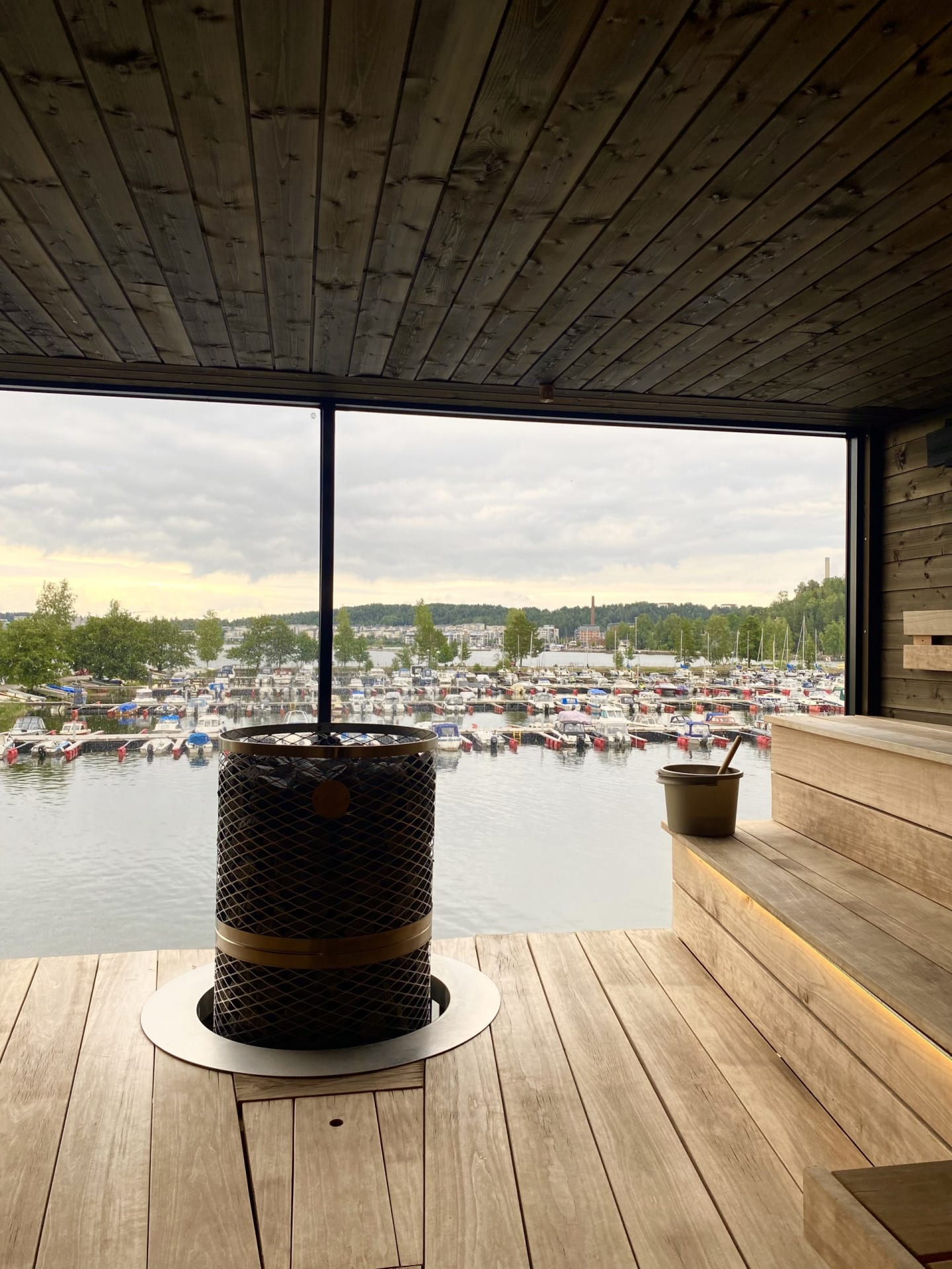 Landscape sauna, Lahti city