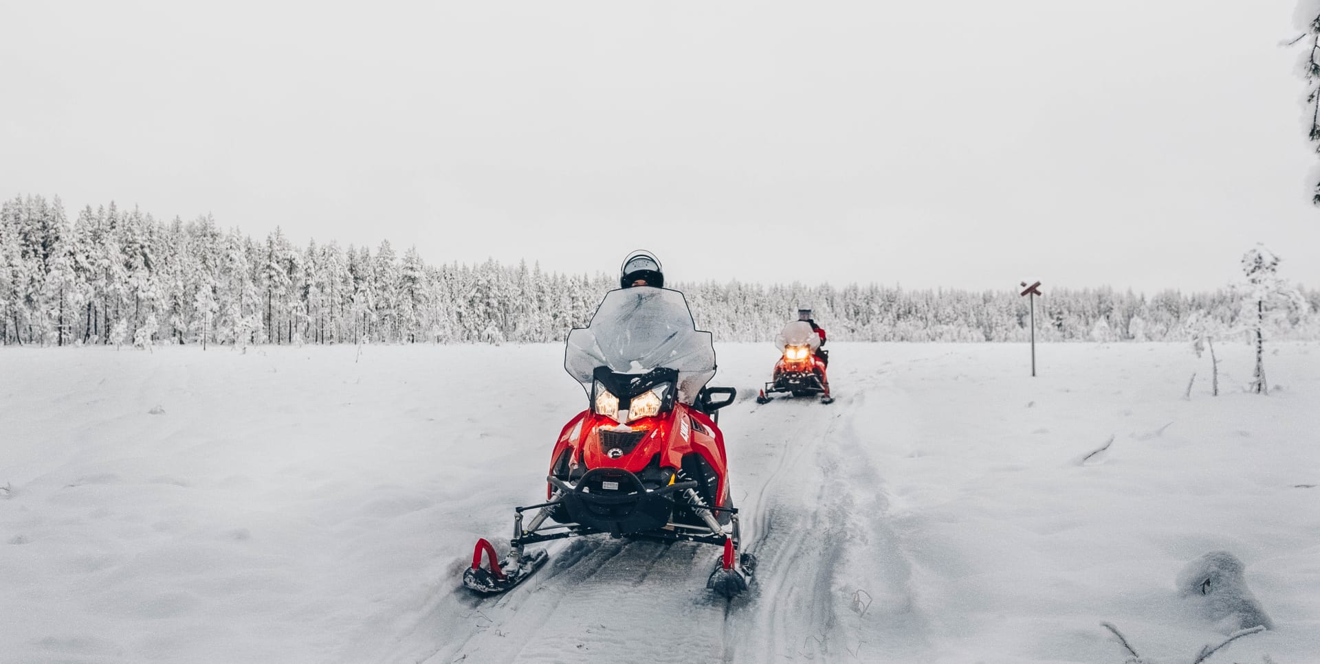 Snowmobile Safari to the Santa Claus Village from Apukka, Rovaniemi ...