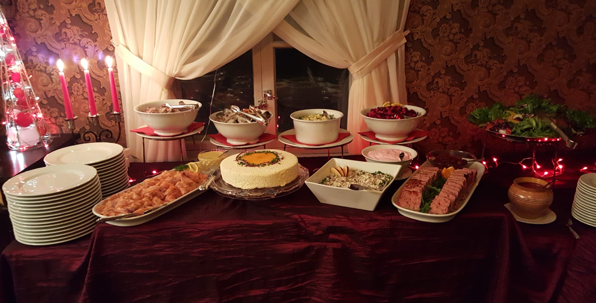 The Servants’ House Christmas table.