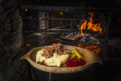 Sauteed reindeer meal at the Kota restaurant