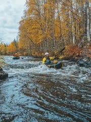 In the Rapids with a Packraft