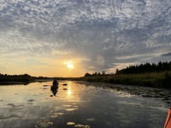 Melontaa ja kulttuuria -retki Kuhmalahden Taidepappilaan